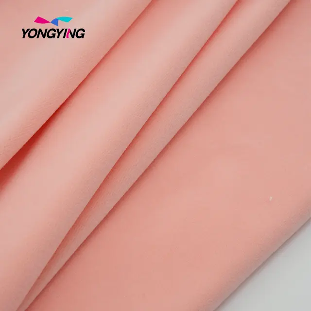 Yongying 95% Polyester 5% Elasthan glänzende Stretch-Kett strick Großhandel Hochwertige Herzogin fester Stoff für Kleid