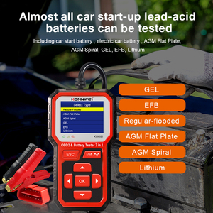 Evrensel araba kod okuyucu & 12V pil test cihazı OBD2 tarayıcı 2 1 otomatik teşhis OBDII EOBD tarama aracı O2 sensörü motor test - Product Image 3