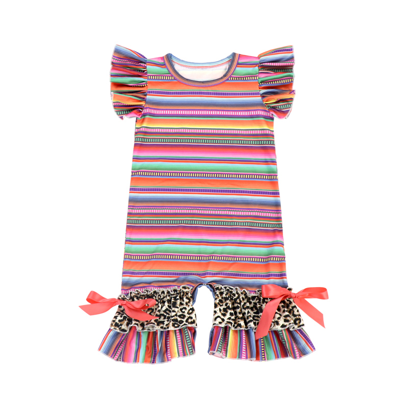Serape rayé multicolore