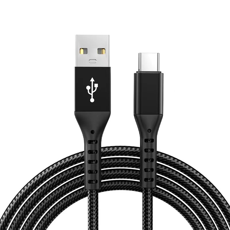 nylon usb a to c cable(color black,blue,red,pink please remark)