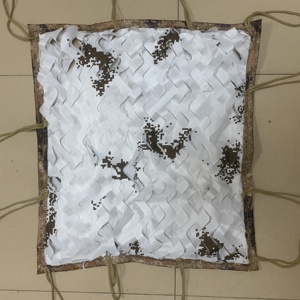 Three Layer Polyester Camouflage <strong>Net</strong> for Hunting Desert Camouflage <strong>White</strong> Snow Camo Netting Double-sided Camouflage Shade - Product Image 2