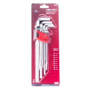 9 adet çok bisiklet tamir el araç kiti SAE inç boyutu L şekli ekstra uzun kol allen altıgen alyan anahtarı takımı - Product Image 5