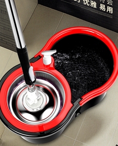 マイクロファイバーモップ回転回転360回転クリーンフロア回転マジックモッププラスチックバケツ付き - Product Image 2