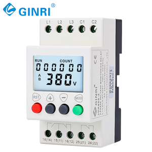 GINRI JVR800-2 3 เฟสตัวจับเวลาอิเล็กทรอนิกส์เครื่องตรวจจับแรงดันไฟฟ้าย้อนกลับรีเลย์ป้องกันพลังงาน - Product Image 2