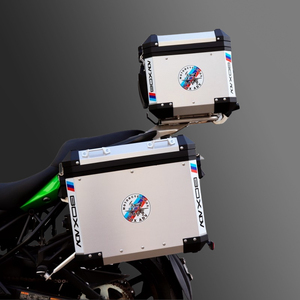 Derin X tarzı siyah su geçirmez alüminyum alaşım motosiklet çantası kuyruk teslimat kutusu motosiklet Suzuki DL650 yeni ve eski modeller - Product Image 3