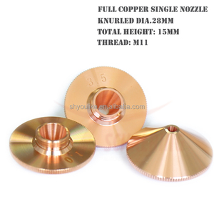 Youlike Chất lượng cao d28mm M11 H15 tiêu chuẩn sợi laser cắt vòi phun cho precitec/Hans/wsx/ospri cắt Laser đầu - Product Image 2