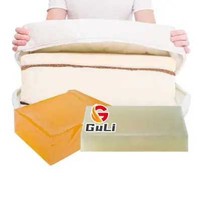 Yatak montajı için yüksek kaliteli tutkal, kurye çantası sprey sıcak eritme yapışkan film özelleştirilmiş OEM ODM süper tutkal
