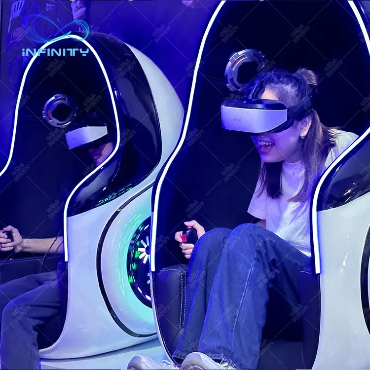 Équipement de cinéma de réalité virtuelle, chaise en forme d'œuf, pour jeux de films VR, 9D, nouveau produit, 2022