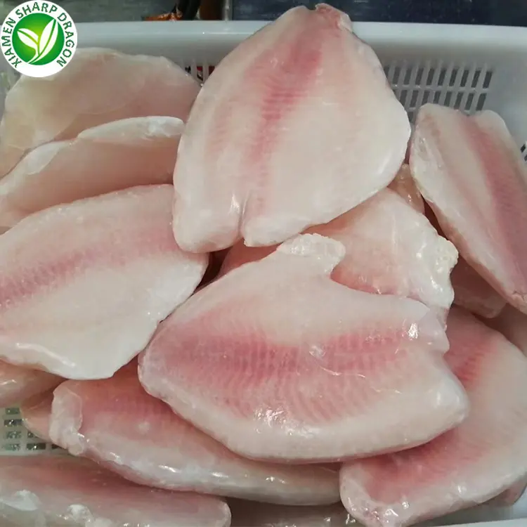 Filete de pescado congelado exportador de mariscos de China