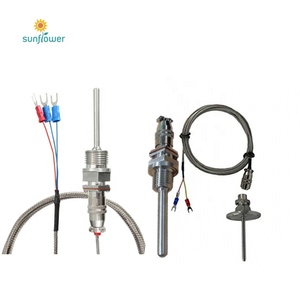 Sonda de termopar de fácil instalación, carcasa de brida redonda, Sensor de temperatura - Product Image 1
