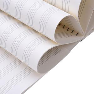 LABON-Cuaderno de hojas de música en espiral, cuaderno de ejercicio de papel, manual, usado para composición de música, escritura de doble cara - Product Image 6