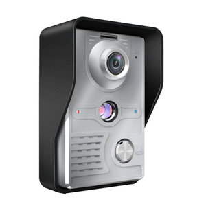 Video Intercom 7''Inch Farbe Schirm Wired Video Tür Telefon Türklingel Speakephone Intercom Passwort RFID Kamera System