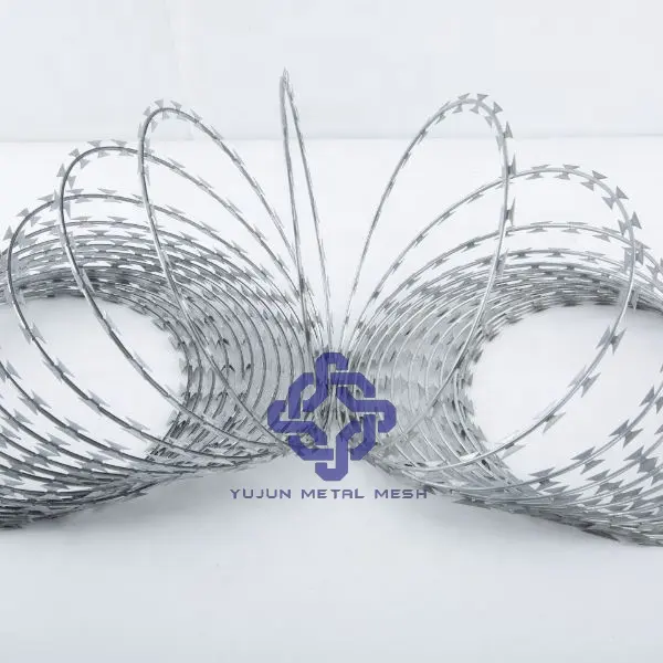 Concertina sharp razor coil wire