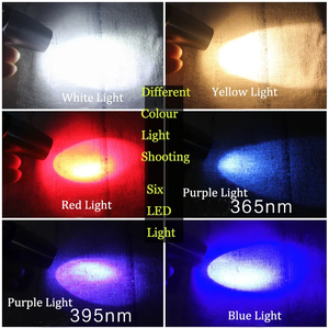 Beliebte tragbare Multifunktions-2-LED-wiederaufladbare USB 365 395-nm-UV-Taschenlampe Ultraviolett für Edelstein-Taschenlampe - Product Image 6