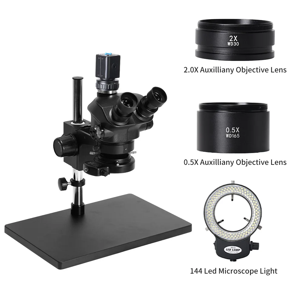 Conjunto completo de microscopio + cámara
