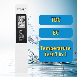 เครื่องวัดคุณภาพ A1Water แบบ2 in 1แบบพกพา TDS/EC เครื่องทดสอบปากกาทดสอบ TDS - Product Image 5