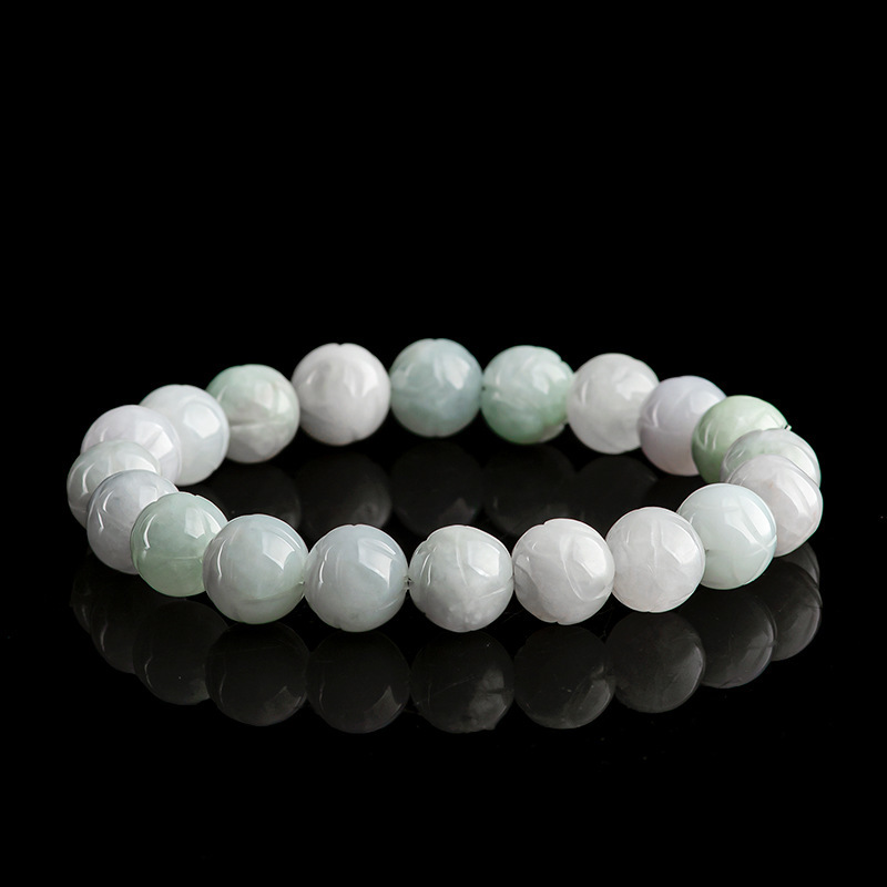 Jadeite Lotus hand strings 20 beads 10.0mm SL52