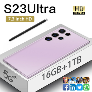 S23Ultra Multifunctional <strong>Function</strong> 7.3 Inch HD+Incell Exclamation Screen Phone with Beauty Camera AG Glass Rear Cover RTS - Product Image 2