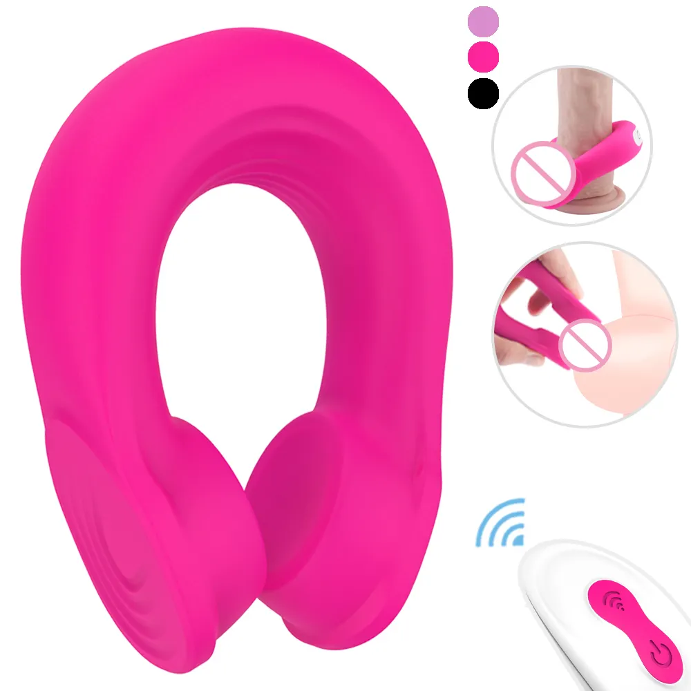 S-HANDE Silicone Penis Enlargement Adjustable Cock Rings Sex Toys Penis Cock Ring for Men