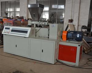 Diameter 35mm Double <strong>Barrel</strong> <strong>Conical</strong> <strong>Twin</strong> <strong>Screw</strong> <strong>Extruder</strong> Machine Plastic Extrusora Plastico for PVC Pipe