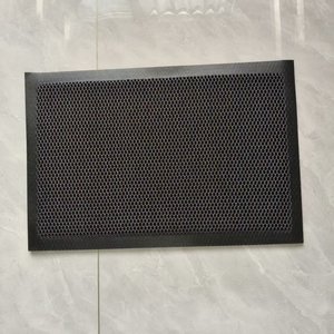 耐用的特大弹性门垫，带压花边框防滑染色和防褪色防尘产品 - Product Image 5
