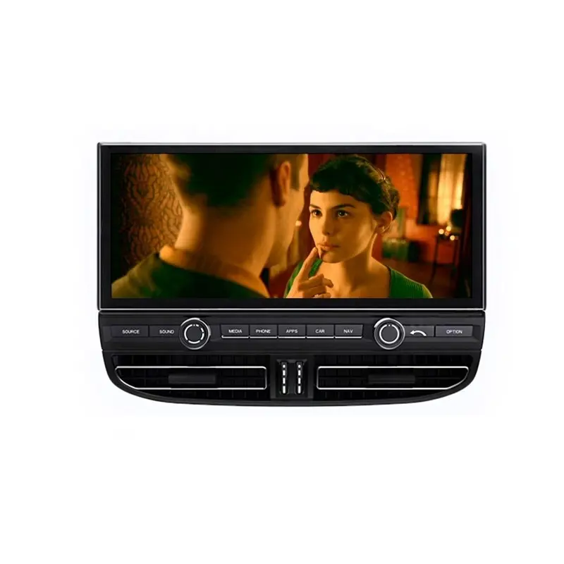 Rádio para carro estéreo gps, rádio com tela sensível ao toque 12.3 polegadas, com dvd player para porsche cayenne 2011-2017