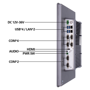 Superventas Unidad central de procesamiento J1900 J6412 4-Core 4G 128G Win X86 Linux Panel táctil industrial Pc Computadora integrada sin ventilador - Product Image 2