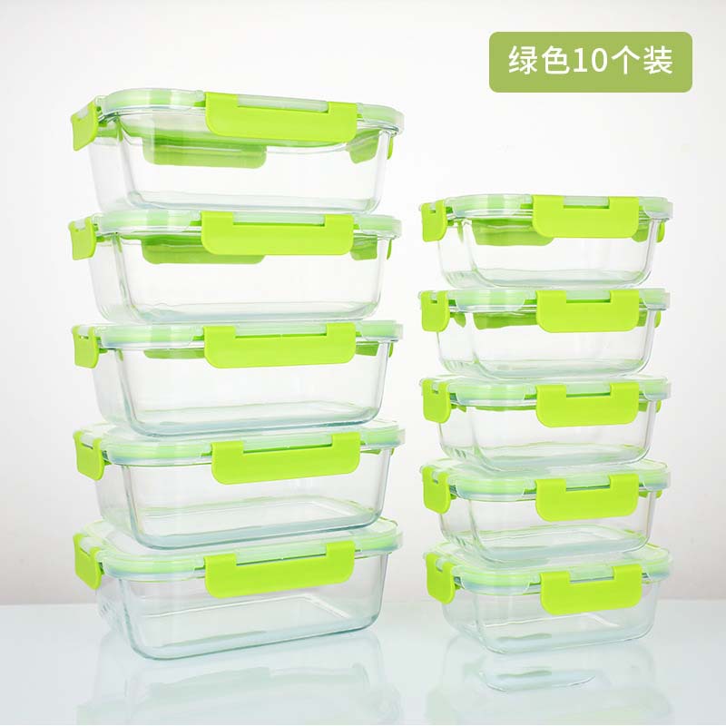 Juego de 10 piezas - Longitud pequeña 5 + Longitud grande 5 - Verde hierba