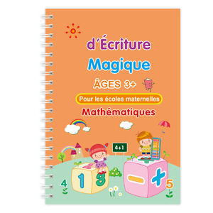 子供のクロスボーダー書道の本数字の文字とマイナスの絵画のワードブックをトレースするフランスの溝 - Product Image 4