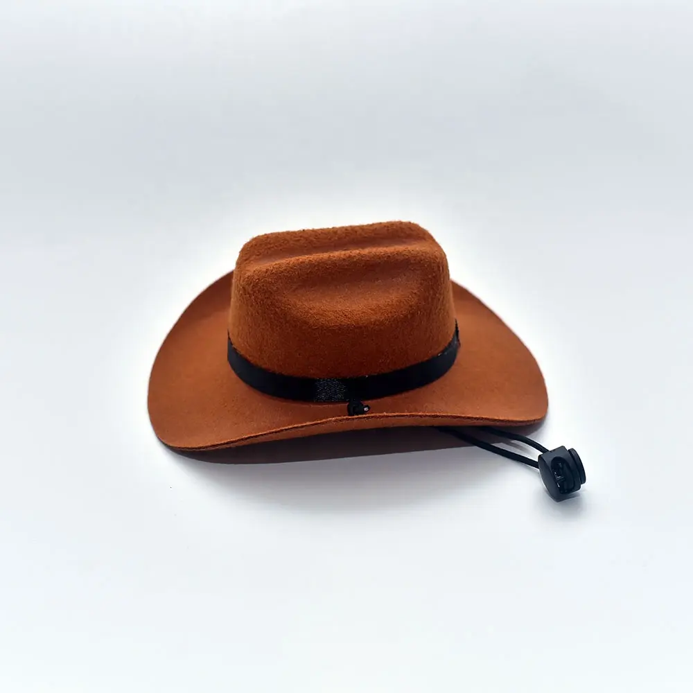 Accesorios para muñecas de 18 pulgadas, sombreros de tela no tejida de tela vaquera, sombreros de fieltro para muñecas