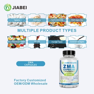 Capsule ZMA per Adulti Personalizzate in Fabbrica, Supportano l'Immunità, Migliorano l'Assorbimento, Integratori Vitaminici, Servizi OEM/ODM - Product Image 2