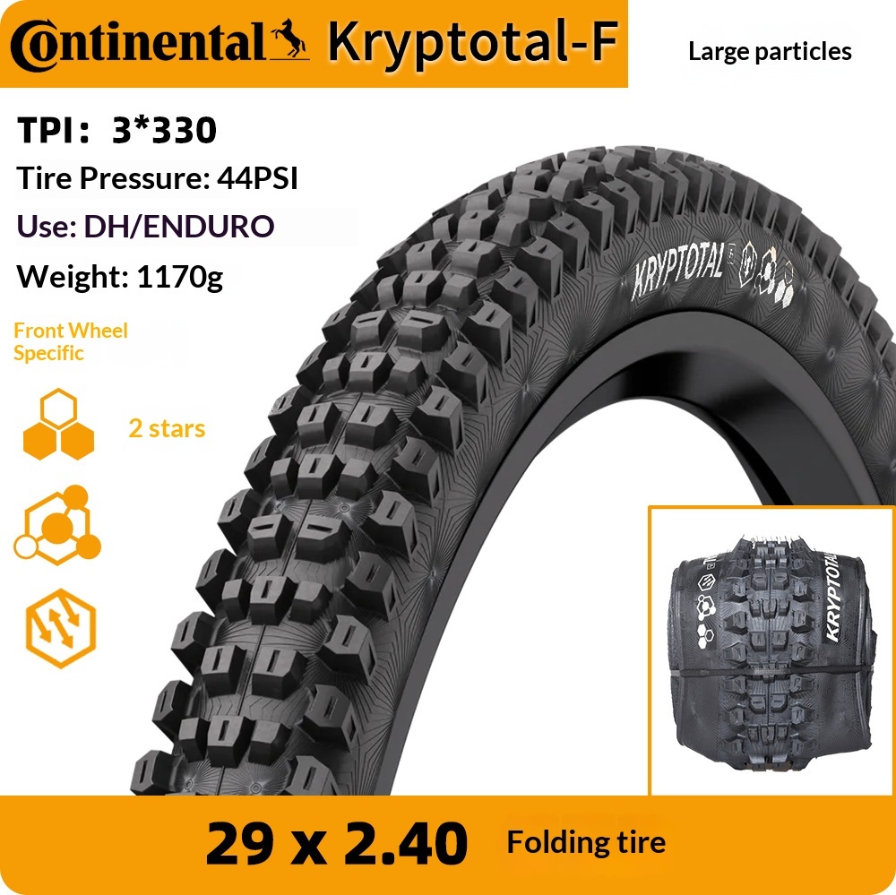 Kry f front wheel-29X2.40-white label-two star rating