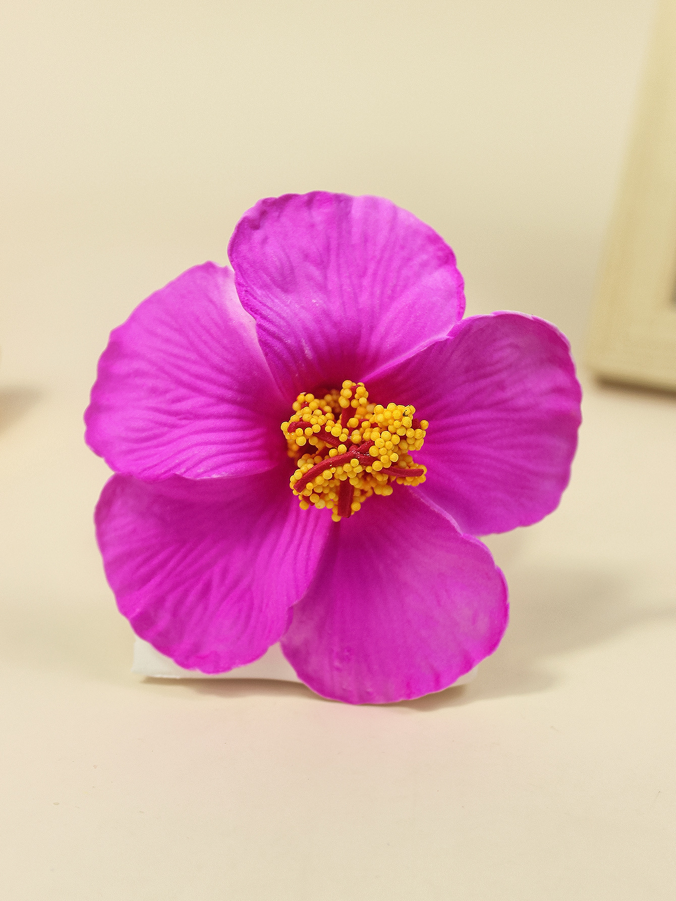 8#rose red hairpin