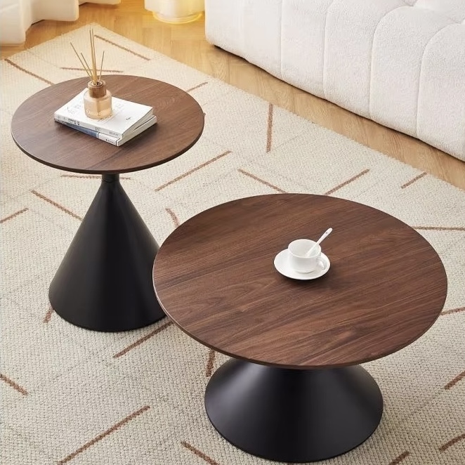 Noyer grain de bois + noir