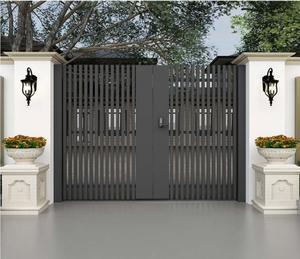 Chất lượng cao 2025 tường mới hiện đại đơn giản trượt mới nhất thiết kế cổng chính cho ngôi nhà chưa đánh giá - Product Image 4