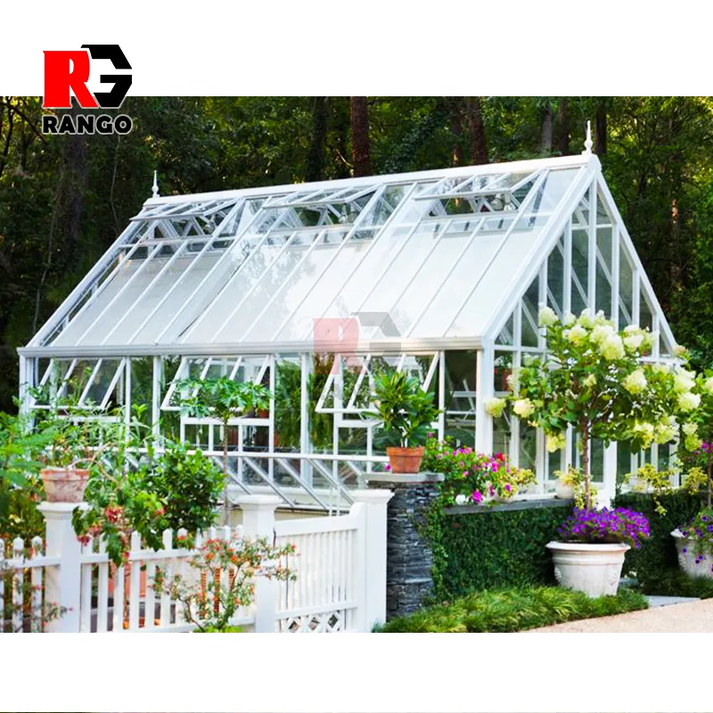 Preço fábrica vidro pérgola alumínio pré-fabricado vidro temperado sunrooms vidro casas