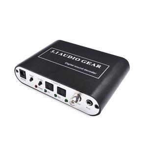 DTS <strong>Decoder</strong> 5.1 Channel DAC Decoding Digital Audio Converter 3.5mm Jack Output Fiber Coaxial Live Streaming Video <strong>Decoder</strong> - Product Image 1