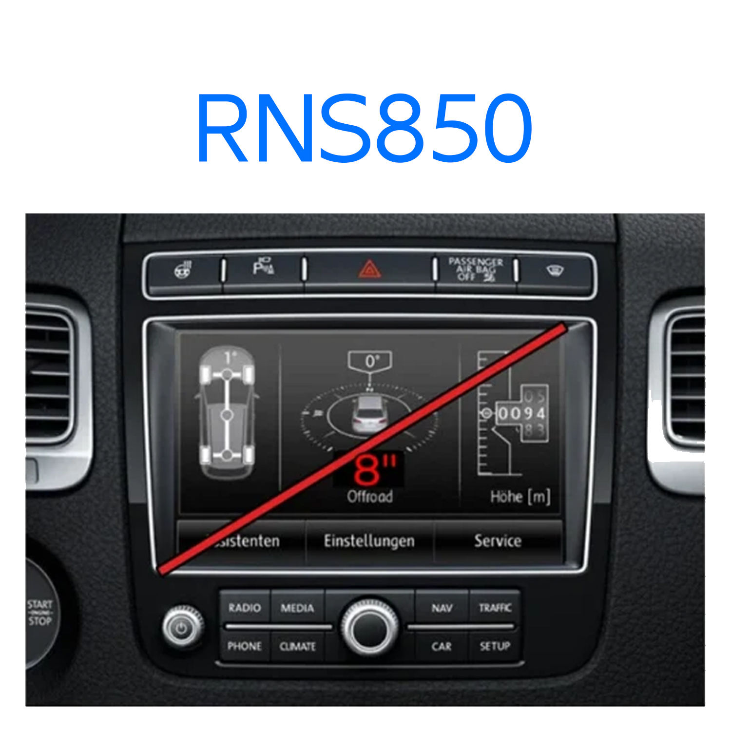 Système de navigation RNS850