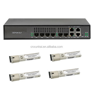 EPON OLT 2-port in miniatura CATV gestito commutazione fibra ottica cat ONU gatto ottico con 2 moduli ottici - Product Image 2