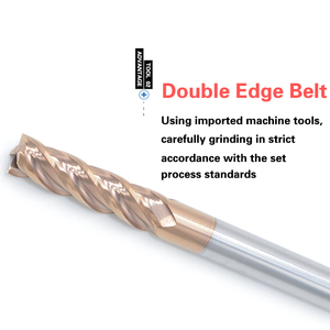 HRC55 karbür end mill 1 2 4 5 6 8 10 12mm 4Flutes freze kesicisi kesme demir kesici CNC işleme CNC freze freze kesicisi - Product Image 2