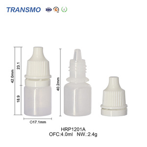 White Color Eye Drops <strong>Bottle</strong> Private Label <strong>4ml</strong> Eye Drop <strong>Bottle</strong> for Cap Plastic Squeezable Eye Liquid <strong>Dropper</strong> <strong>Bottles</strong> - Product Image 2