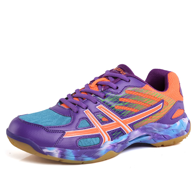 L08 purple badminton shoes