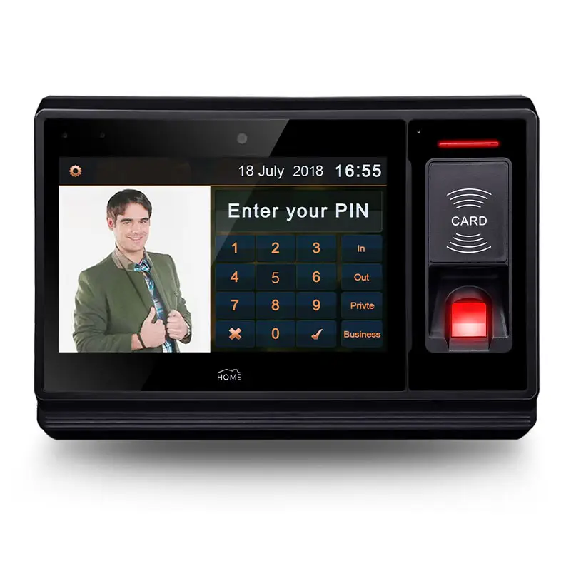 OEM LOGO Baskı RFID kapı Erişim Kontrol Sistemi dokunmatik tuş takımı ile şifre ve kart okuyucu ile kapı zili