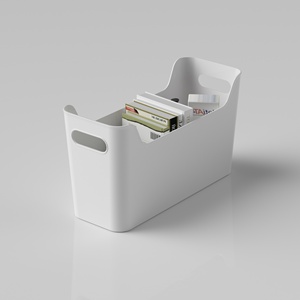 Thùng nhựa có thể xếp chồng lên nhau cho nhà kho giải pháp tiết kiệm không gian cho nhà bếp và phòng tắm lưu trữ thực phẩm sử dụng an toàn - Product Image 5