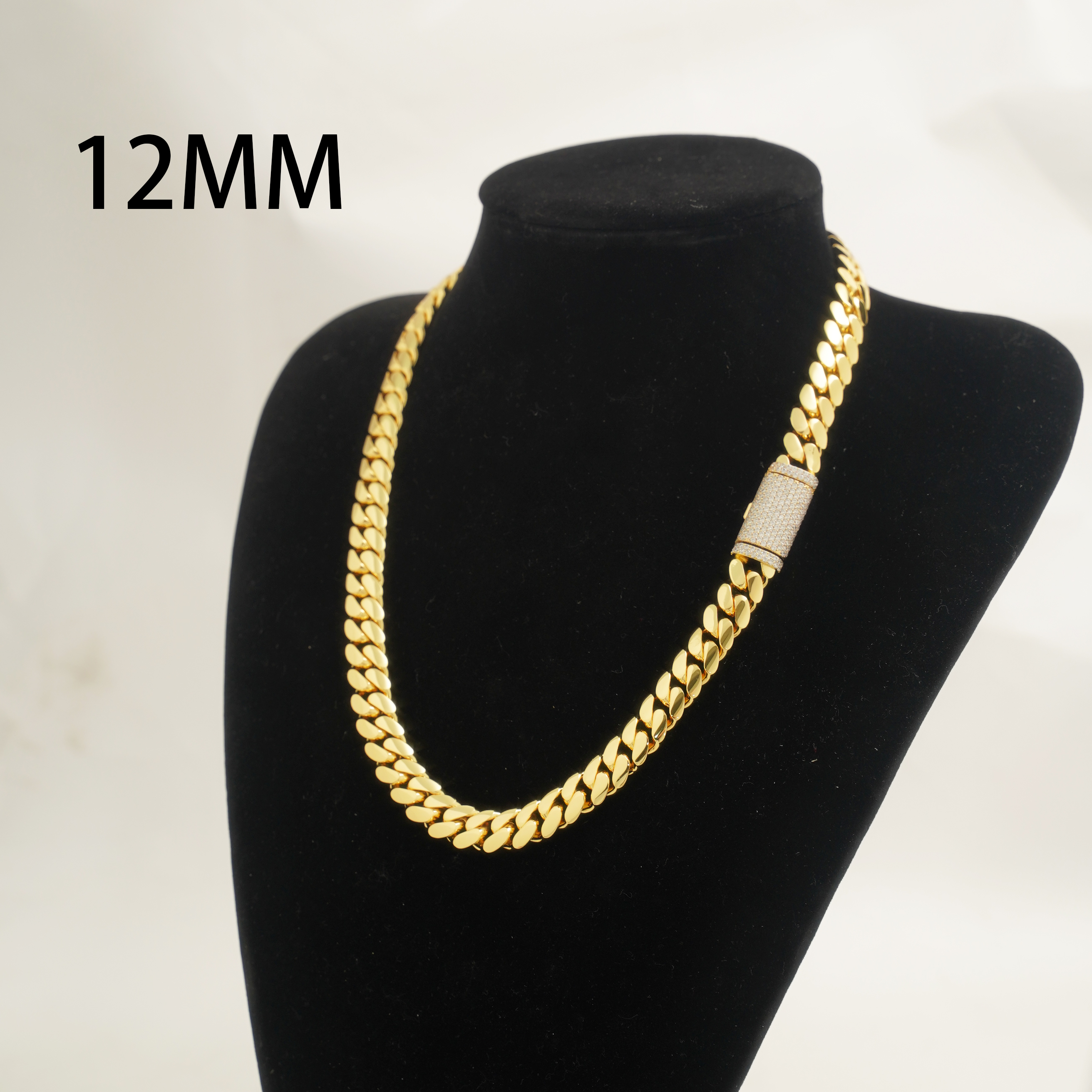 Boucle diamant-12mm
