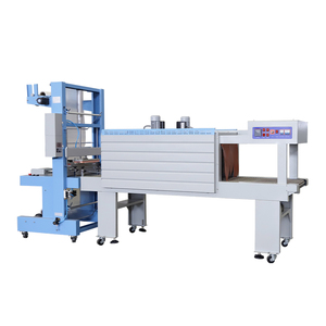 TF-6540SA+BS-5540M Hualian PVC PE <strong>Film</strong> Heat Sleeve Cutting <strong>Bottle</strong> <strong>Shrink</strong> Wrapping Sealing Machine