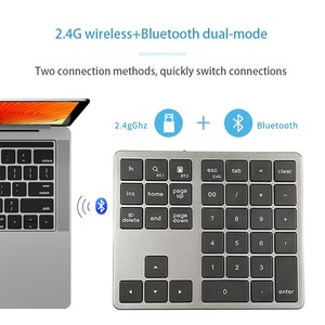 Mini teclado numérico inalámbrico de buena calidad, teclado numérico BT recargable, teclado numérico portátil de 2,4 GHz - Product Image 6