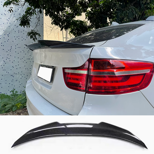 E71 X6 BMW 08-14คาร์บอนไฟเบอร์แต่งปีกท้ายฟรี PSM อะไหล่ติดตั้งสำหรับกันชนหลัง - Product Image 6