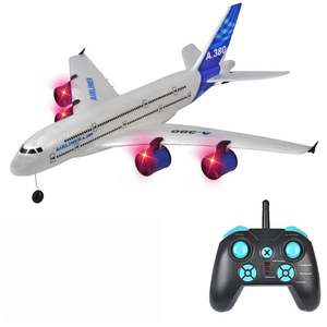 龙溪A380遥控飞机3-CH泡沫遥控滑翔机儿童玩具 - Product Image 1