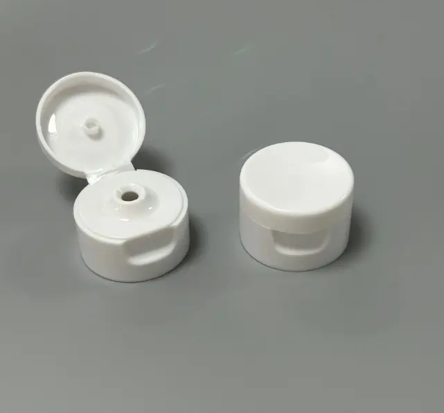 Bouchon en plastique Ventes d'usine 24 mm flip top cap surface mate savons pour les mains bouteille flip top cap